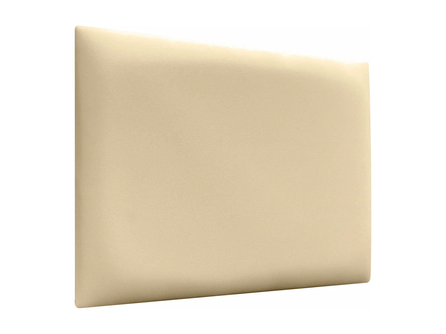 DHOME Tête de lit capitonnée en similicuir de qualité supérieure composée de panneaux autocollants interchangeables  (vanille, 90 cm)