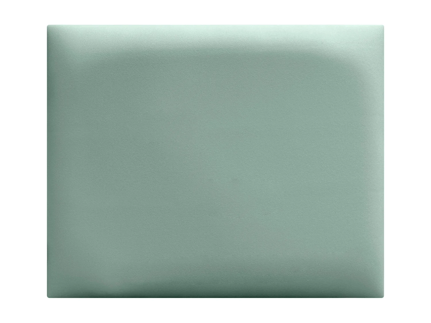 DHOME Tête de lit capitonnée en similicuir de qualité supérieure composée de panneaux autocollants interchangeables  (vert aqua, 110 cm)