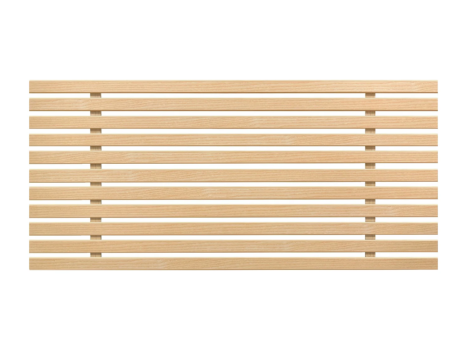 DHOME Cabecero De Madera Reciclada Dm Estilo Palet Vertical 90x46cm Camas 80/90 - Acabado Lino