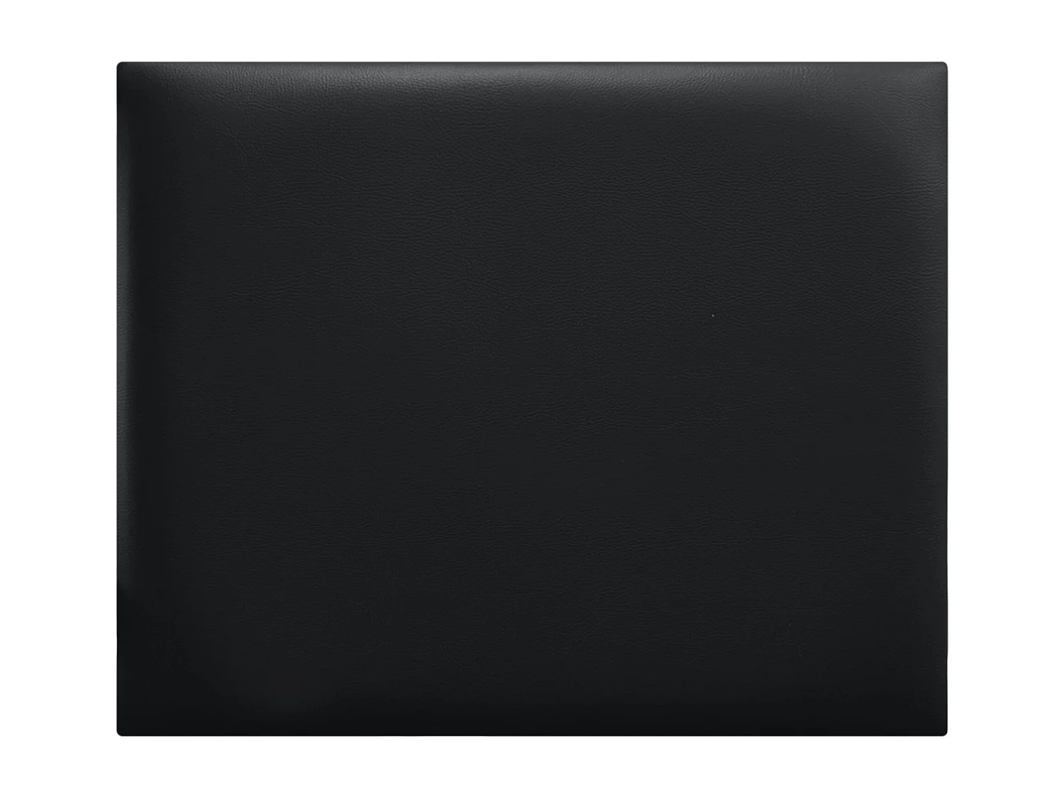 DHOME Tête de lit capitonnée en similicuir de qualité supérieure composée de panneaux autocollants interchangeables  (noir, 200 cm)