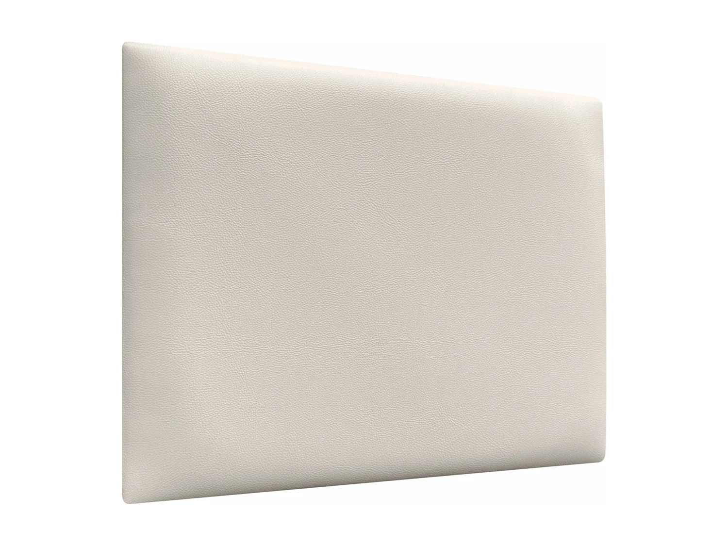 DHOME Tête de lit capitonnée en similicuir de qualité supérieure composée de panneaux autocollants interchangeables  (blanc os, 135 cm)