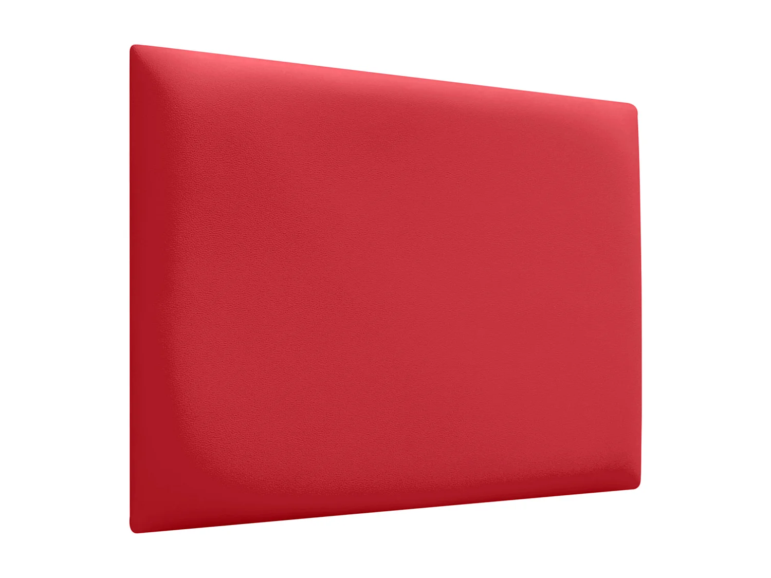 DHOME Premium-Kopfteil mit Kunstlederbezug, aus austauschbaren, selbstklebenden Paneelen, luxuriös gepolstertes Schlafzimmer (rot, 140 cm)