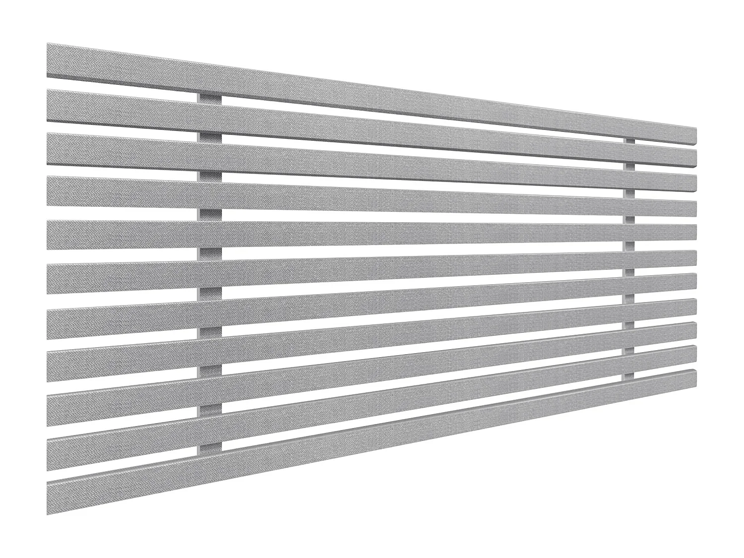 DHOME Gerecycled Hout DM Hoofdbord Pallet Stijl Verticaal 150x46cm Bedden 150/160 - Amazonas Eiken