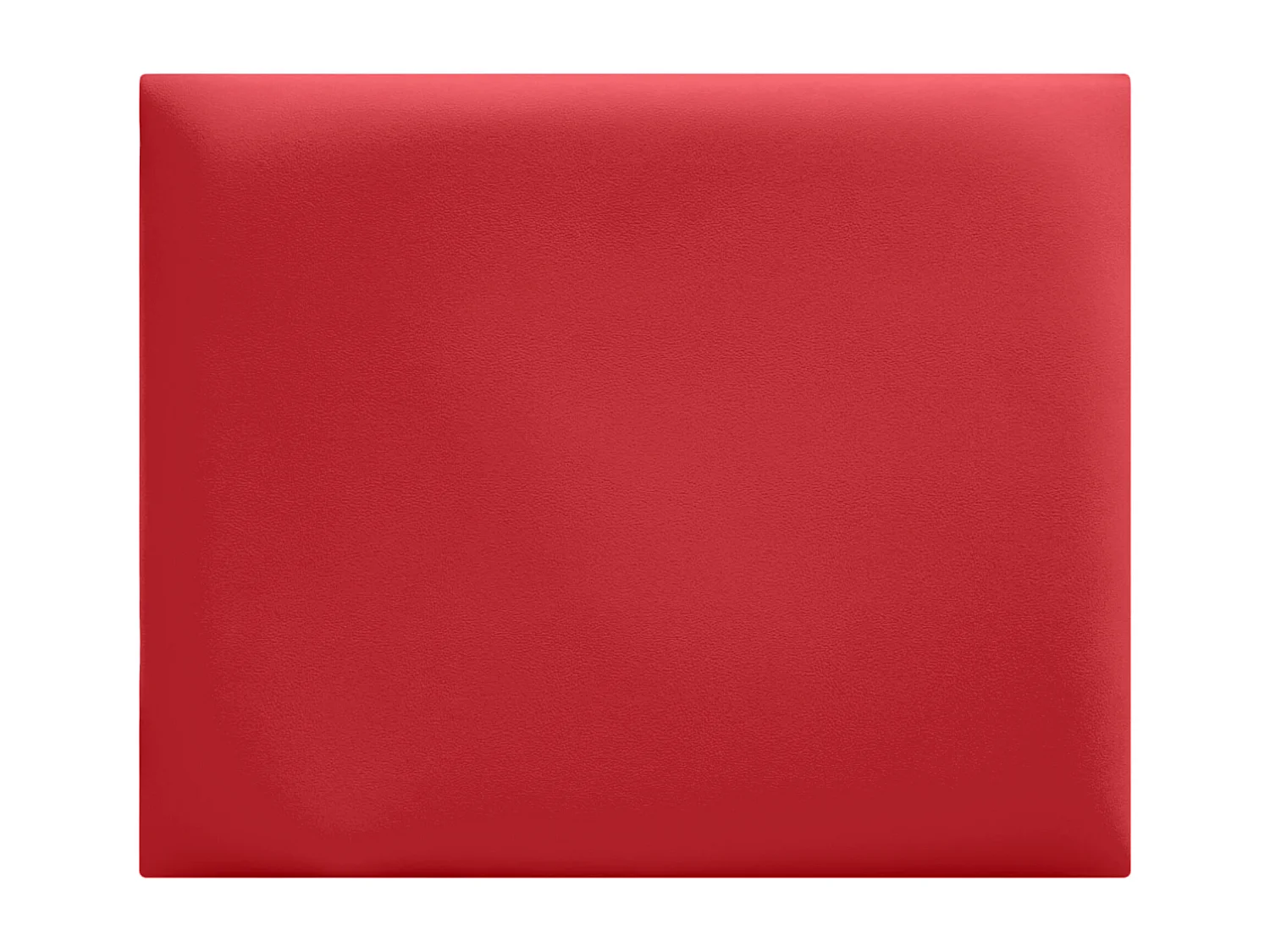 DHOME Premium-Kopfteil mit Kunstlederbezug, aus austauschbaren, selbstklebenden Paneelen, luxuriös gepolstertes Schlafzimmer (rot, 120 cm)