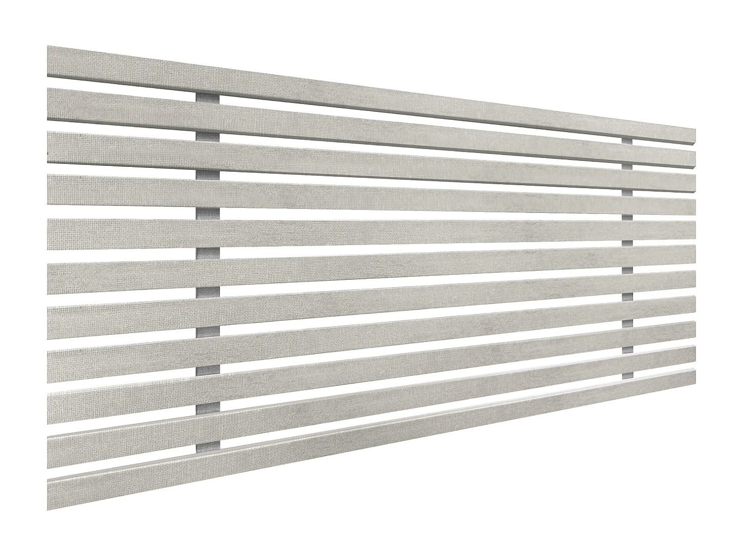 DHOME Tête de lit en bois recyclé DM style palette verticale 150x46cm Lits 150/160 - Chêne