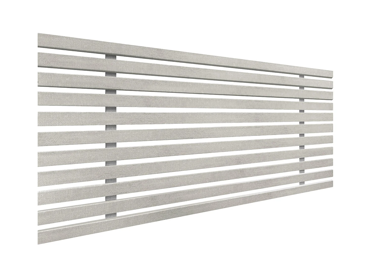 DHOME Tête de lit en bois recyclé DM style palette verticale 150x46cm Lits 150/160 - Chêne
