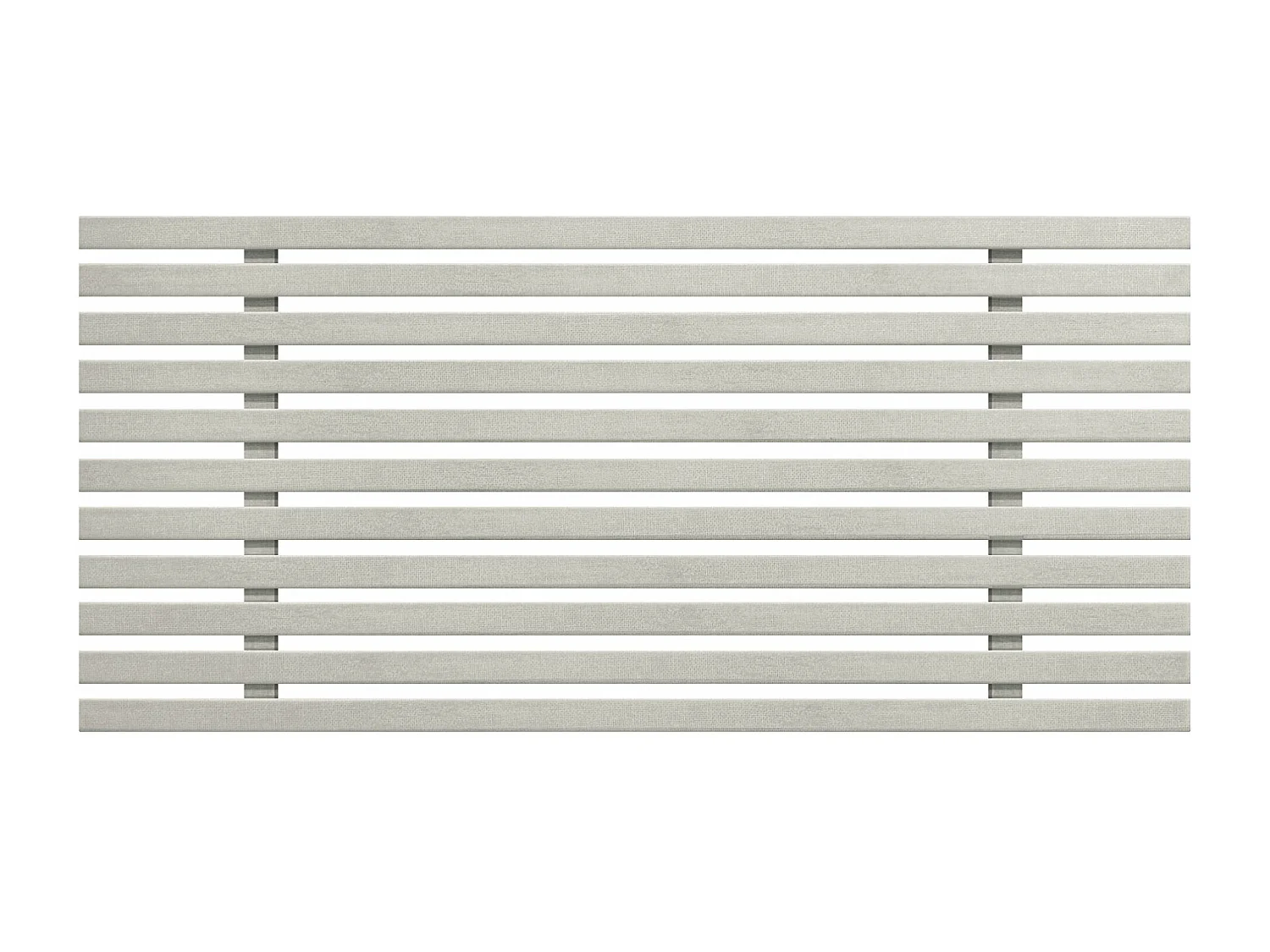 DHOME Kopfteil aus recyceltem Holz DM, vertikal, Palettenstil, 150 x 46 cm, Betten 150/160 – Eiche