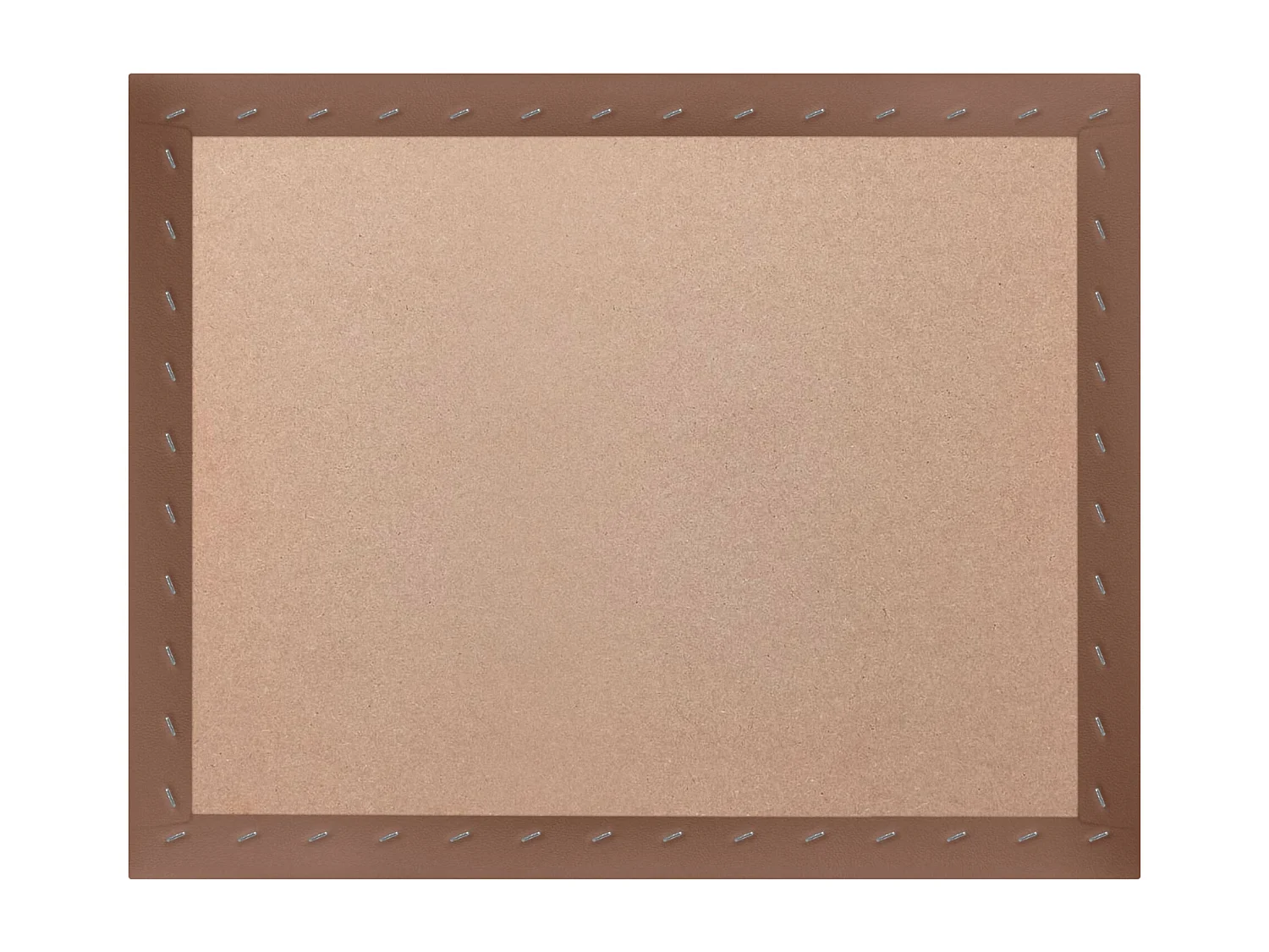 DHOME Premium Kunstlederen Hoofdbord Gemaakt van Verwisselbare Zelfklevende Panelen Luxe Gewatteerde Slaapkamer (Klei, 120cm)