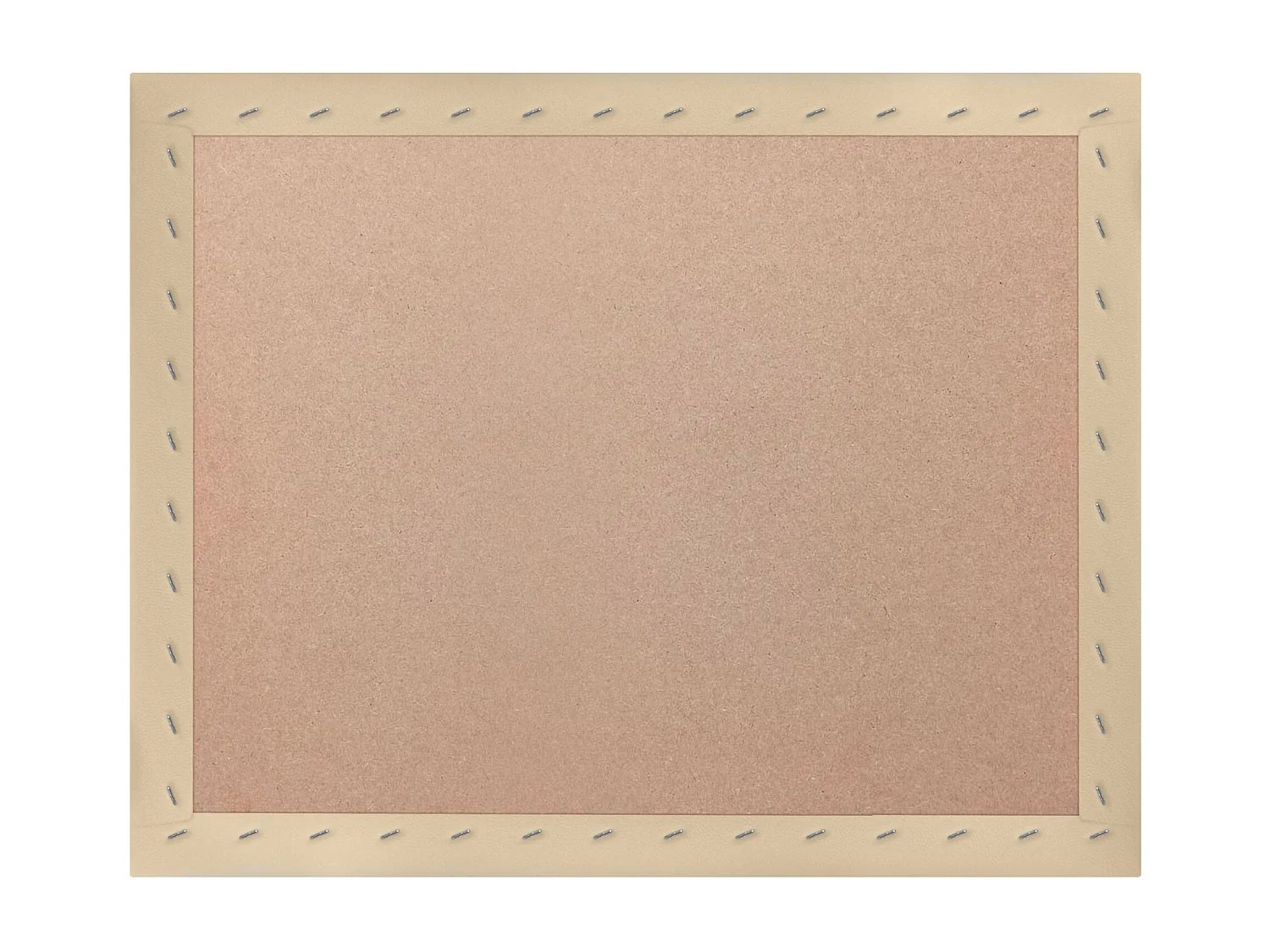 DHOME Premium-Kopfteil mit Kunstlederbezug, aus austauschbaren, selbstklebenden Paneelen, luxuriös gepolstertes Schlafzimmer (Vanille, 150 cm)