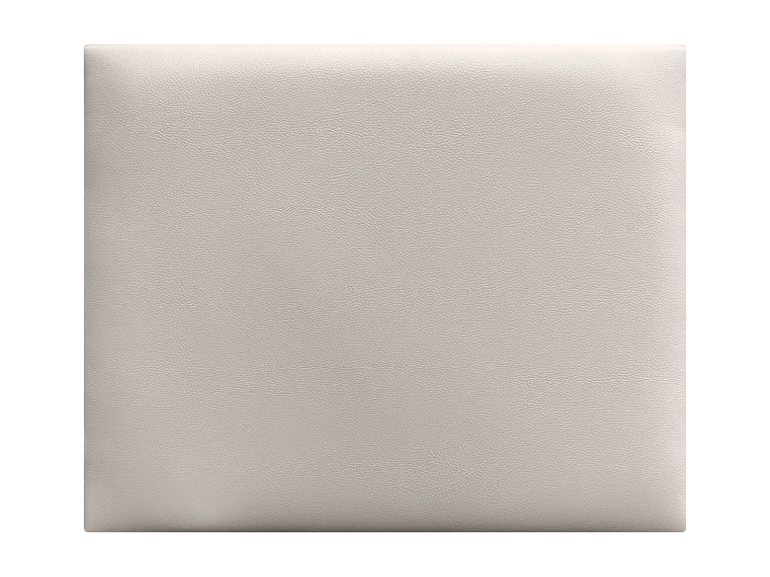 DHOME Cabecero Tapizado de Polipiel Premium Compuesto de Paneles Autoadhesivos Intercambiables Lujo Dormitorio Acolchado (Blanco Hueso, 95cm)