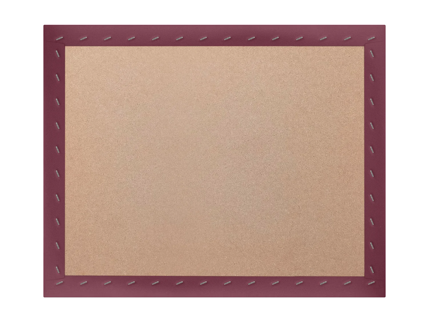 DHOME Premium-Kopfteil mit Kunstlederbezug, aus austauschbaren, selbstklebenden Paneelen, luxuriös gepolstertes Schlafzimmer (Weinrot, 160 cm)