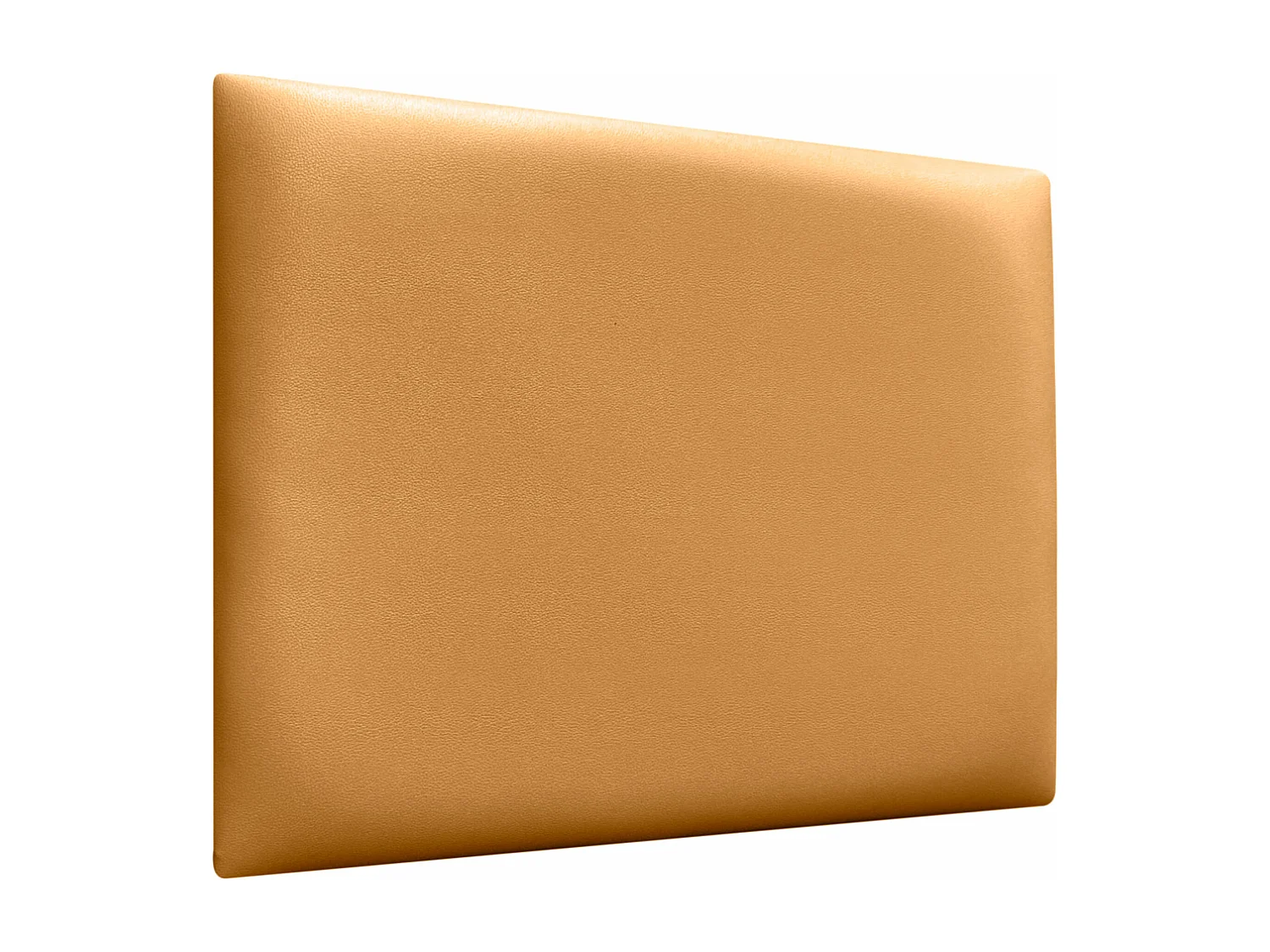 DHOME Tête de lit capitonnée en similicuir de qualité supérieure composée de panneaux autocollants interchangeables  (doré, 145 cm)