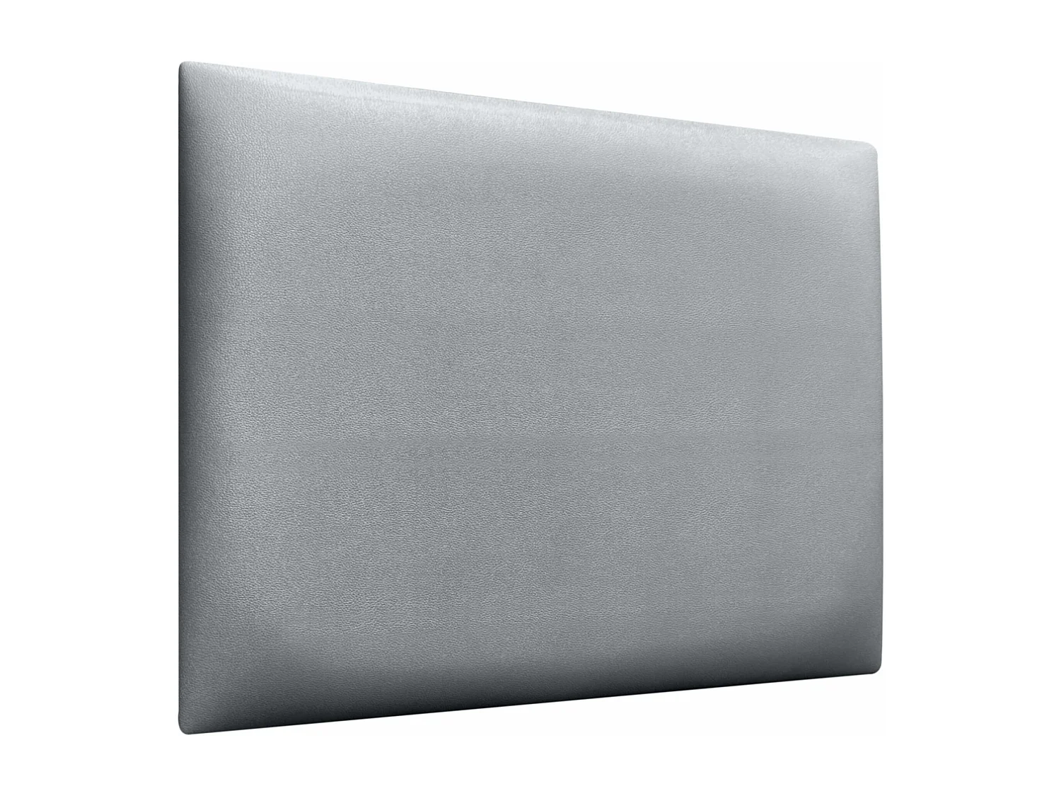 DHOME Testiera imbottita in similpelle premium composta da pannelli autoadesivi intercambiabili  (Argento, 135 cm)