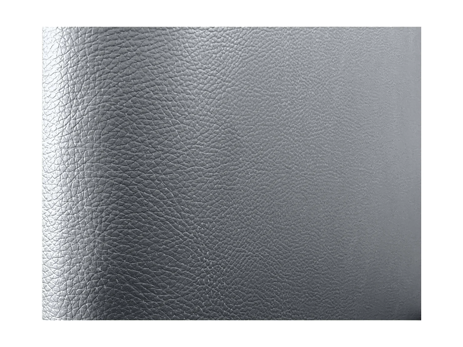 DHOME Testiera imbottita in similpelle premium composta da pannelli autoadesivi intercambiabili  (Argento, 135 cm)