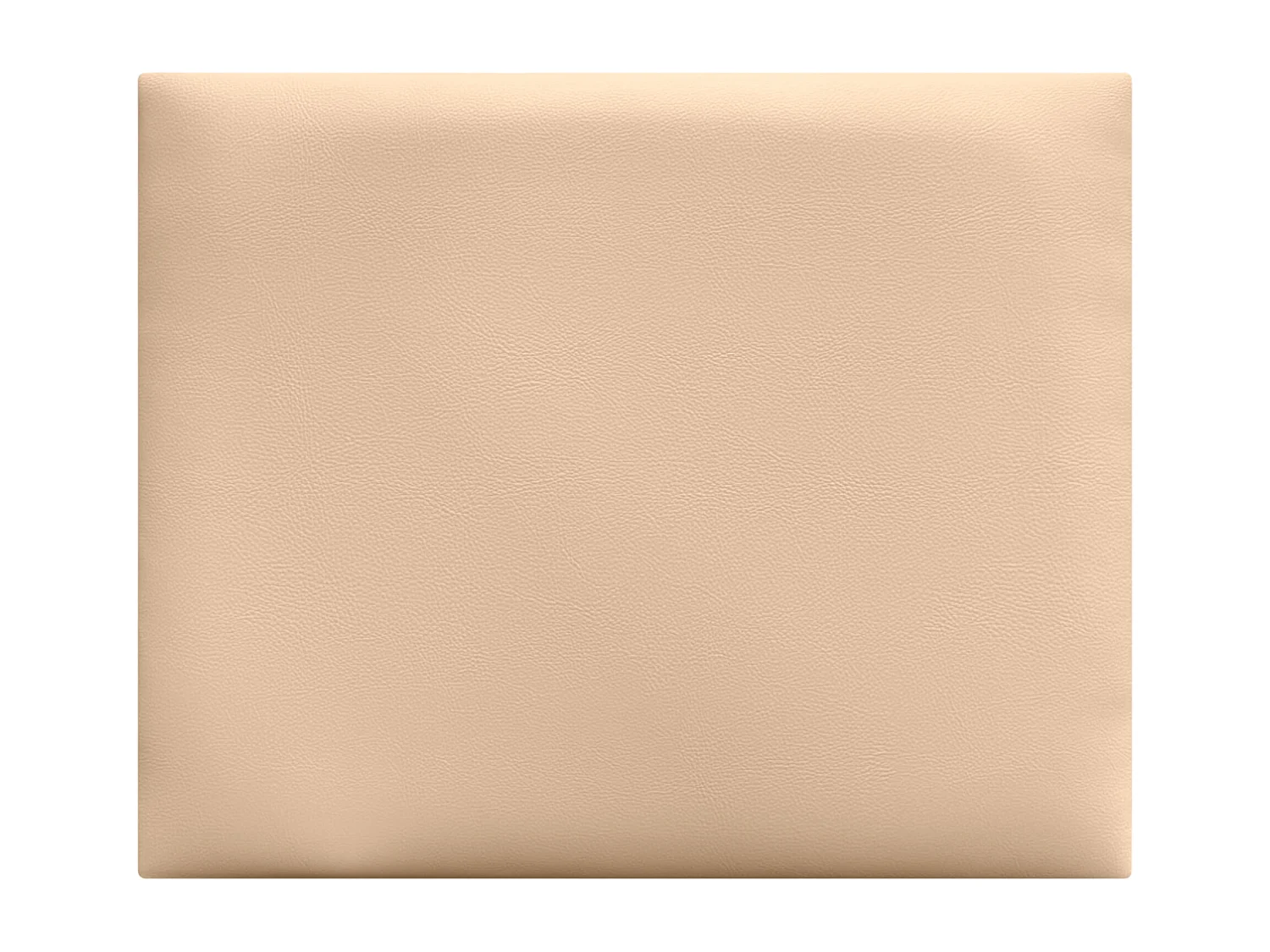 DHOME Tête de lit capitonnée en similicuir de qualité supérieure composée de panneaux autocollants interchangeables  (beige, 95 cm)