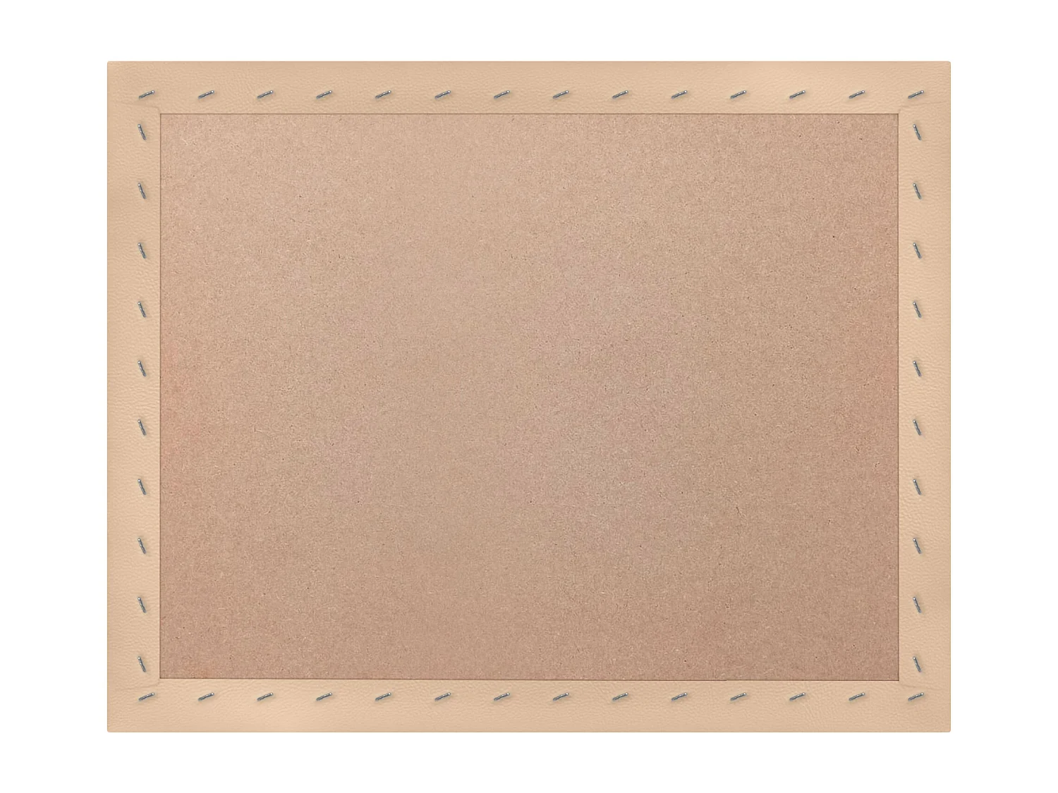 DHOME Tête de lit capitonnée en similicuir de qualité supérieure composée de panneaux autocollants interchangeables  (beige, 95 cm)