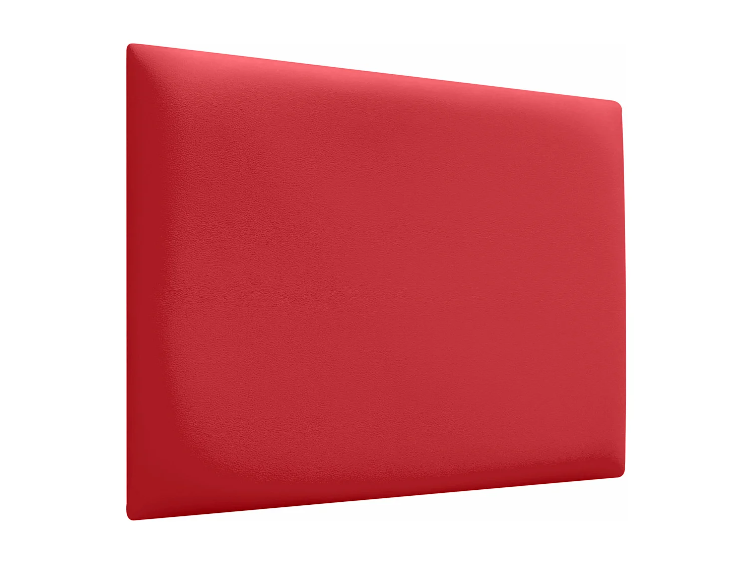 DHOME Tête de lit capitonnée en similicuir de qualité supérieure composée de panneaux autocollants interchangeables  (rouge, 150 cm)