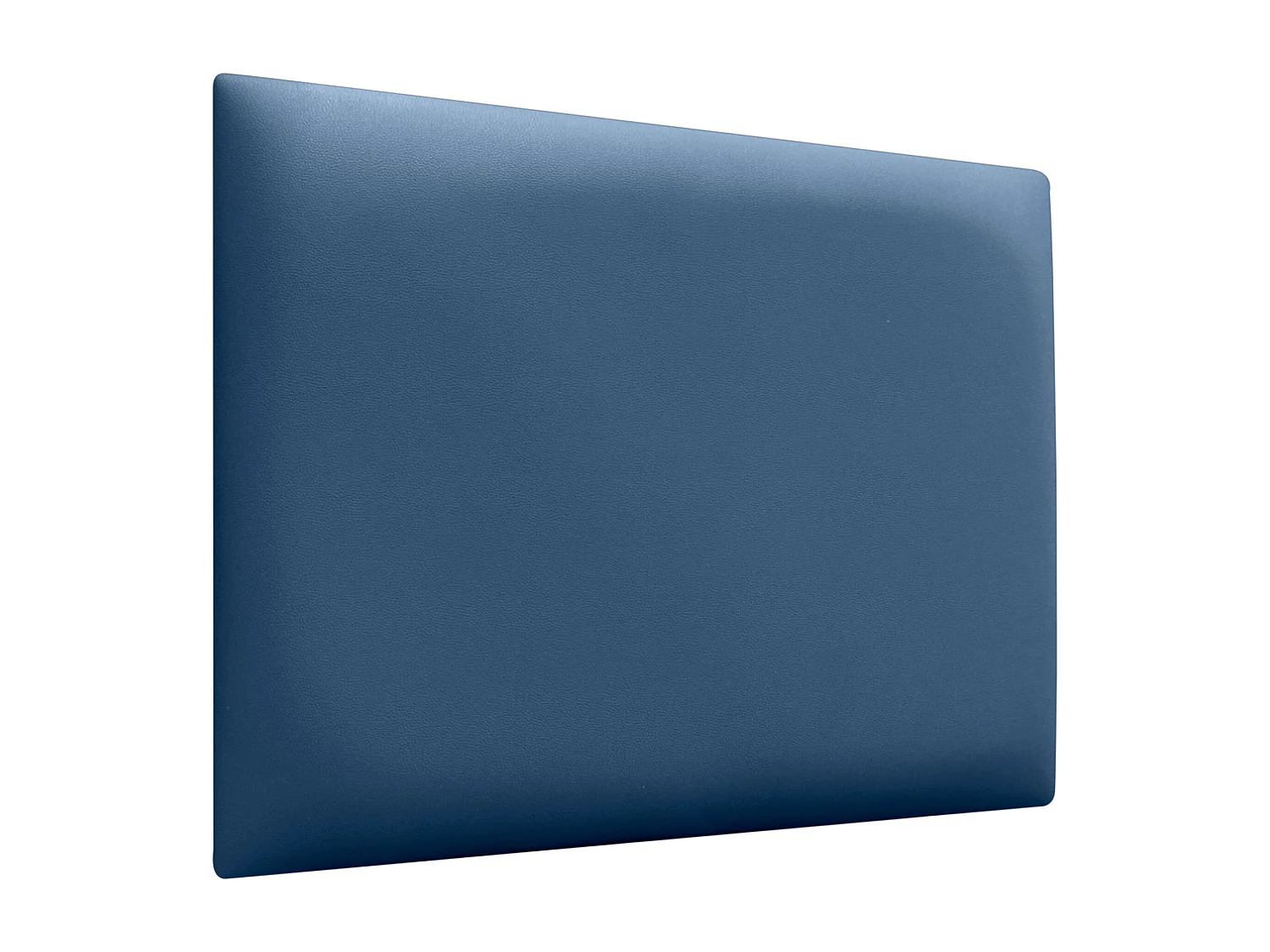 DHOME Tête de lit capitonnée en similicuir de qualité supérieure composée de panneaux autocollants interchangeables  (bleu, 190 cm)