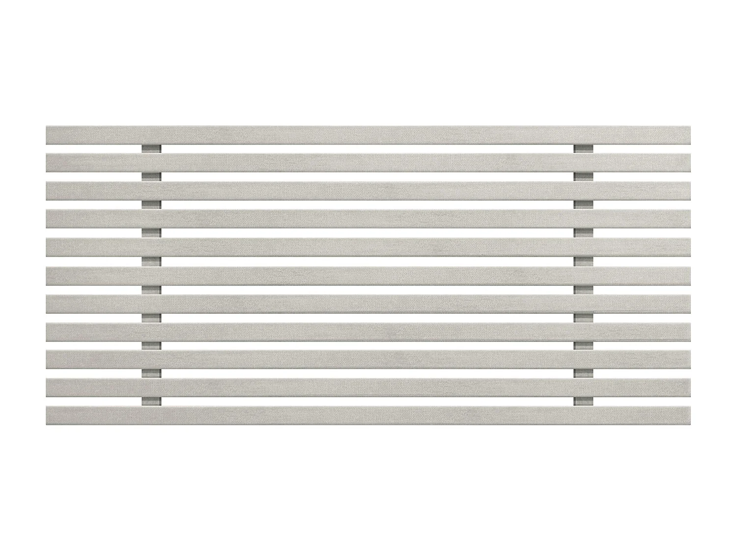 DHOME Kopfteil aus recyceltem Holz DM, vertikal, Palettenstil, 145 x 46 cm, Bett 145 – Eiche