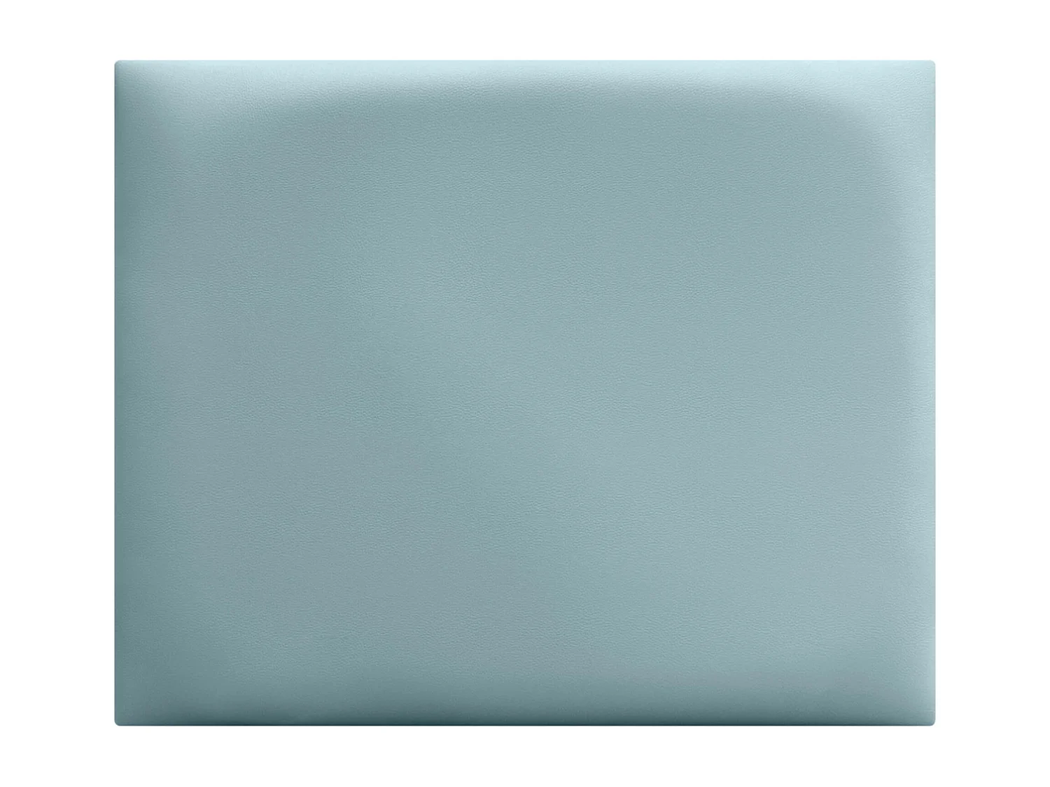 DHOME Tête de lit capitonnée en similicuir de qualité supérieure composée de panneaux autocollants interchangeables (bleu clair, 160 cm)