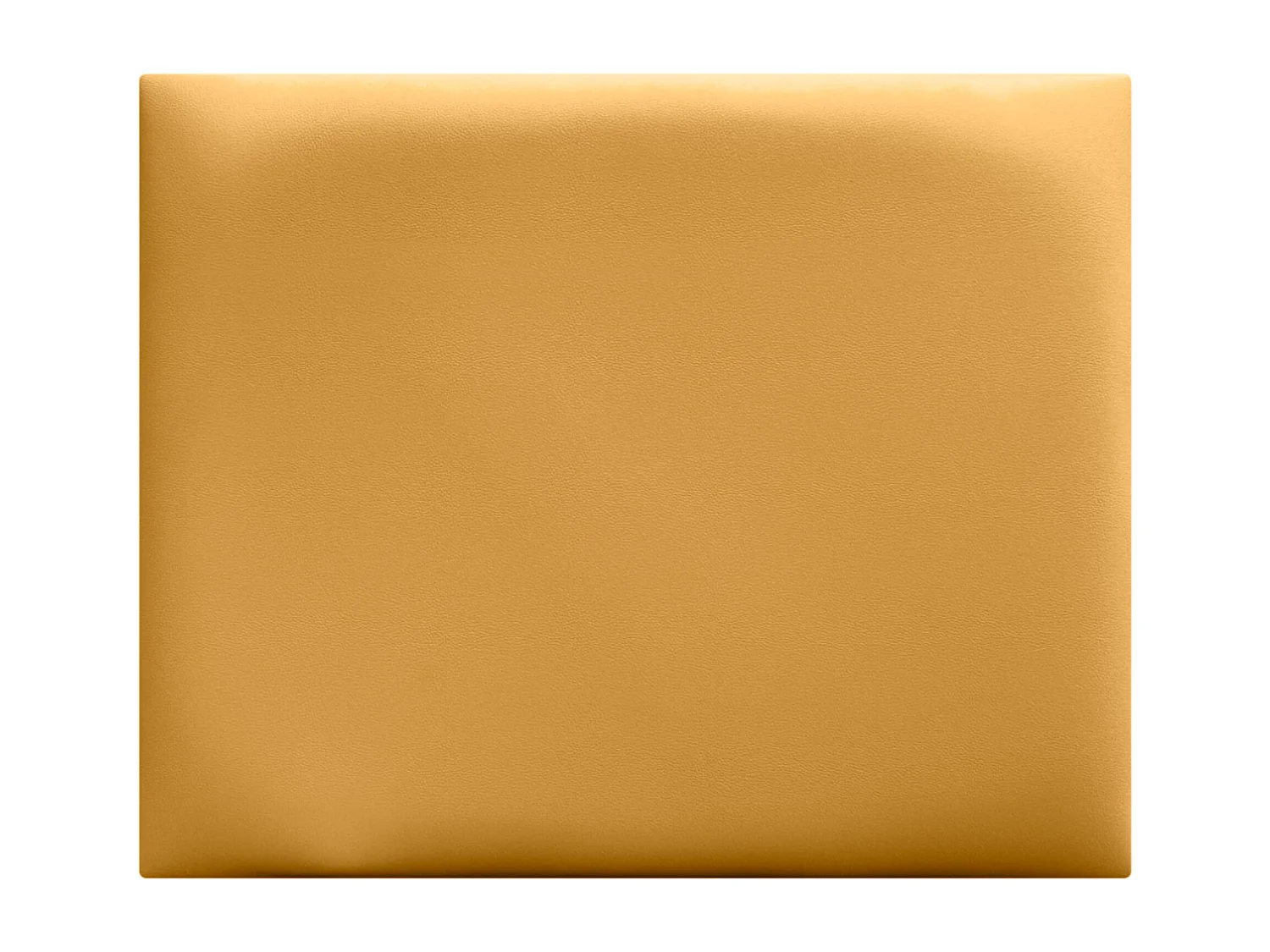 DHOME Premium-Kopfteil mit Kunstlederbezug, aus austauschbaren, selbstklebenden Paneelen, luxuriös gepolstertes Schlafzimmer (Senfgelb, 135 cm)