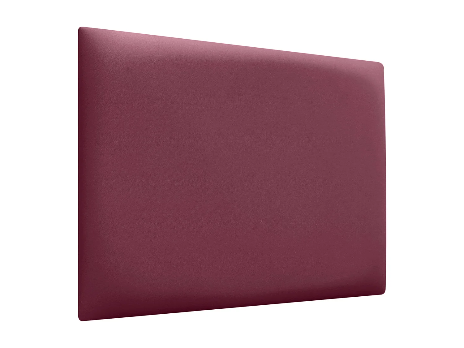 DHOME Premium Kunstlederen Hoofdbord Gemaakt van Verwisselbare Zelfklevende Panelen Luxe Gewatteerde Slaapkamer (Wijnrood, 80cm)