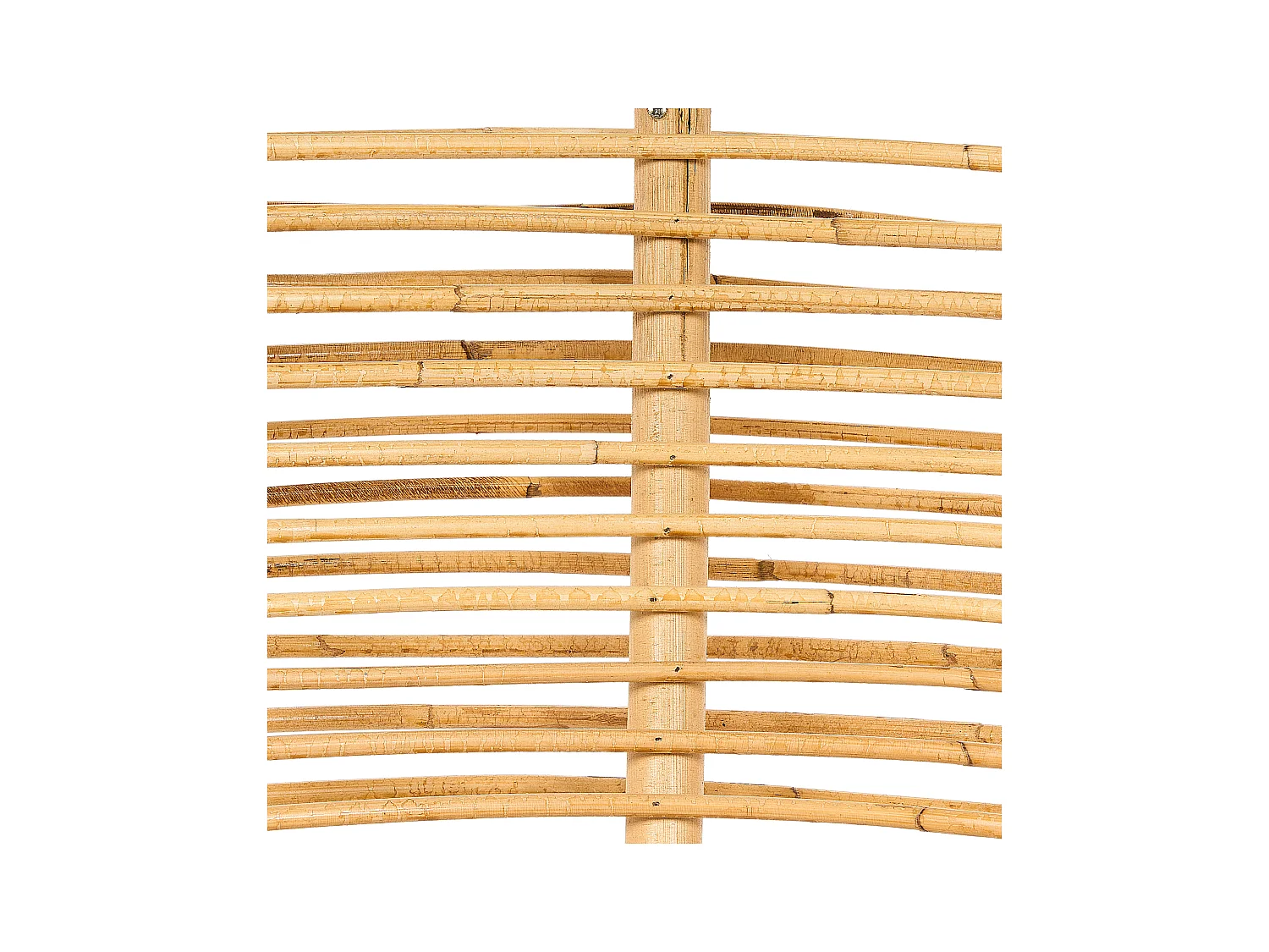Lot de 2 chaises de jardin avec coussins MARATEA Rotin Naturel