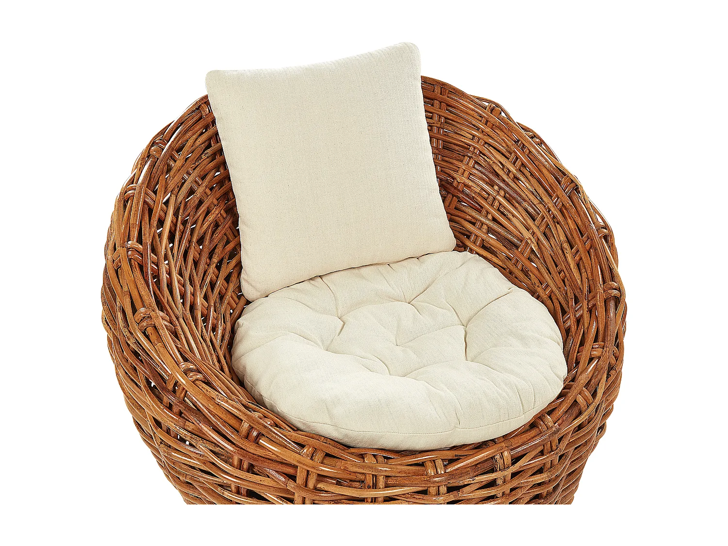 Gartenstuhl LERICI Rattan Naturfarben