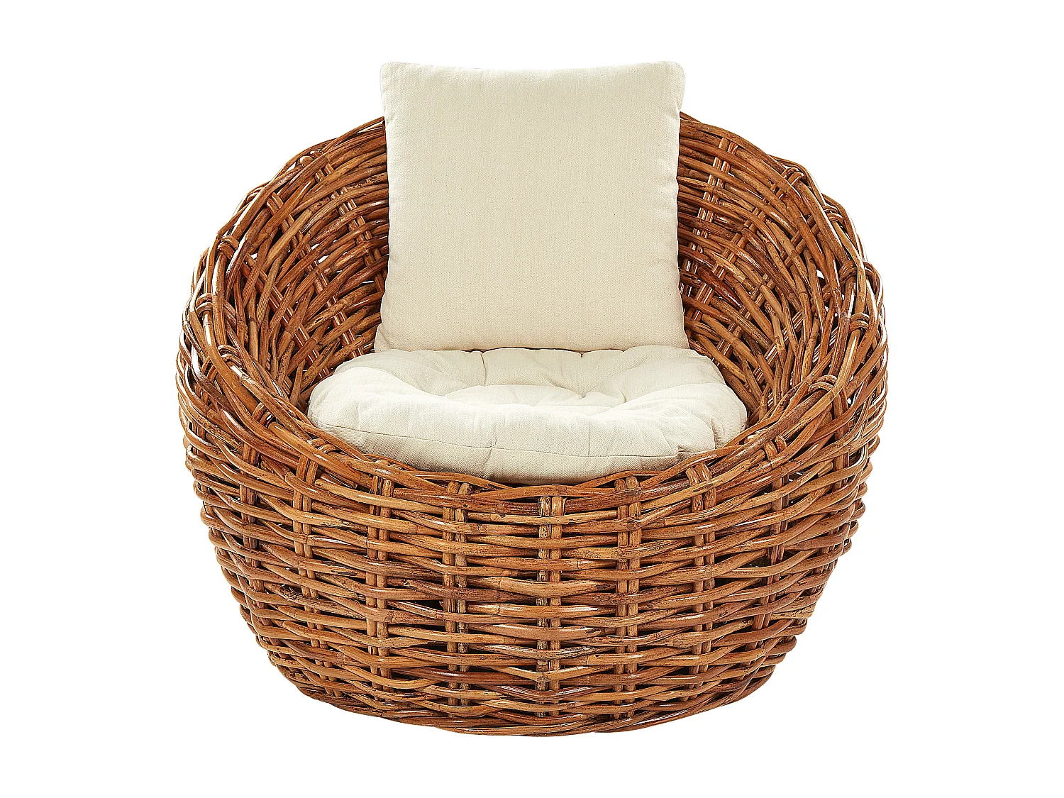 Gartenstuhl LERICI Rattan Naturfarben