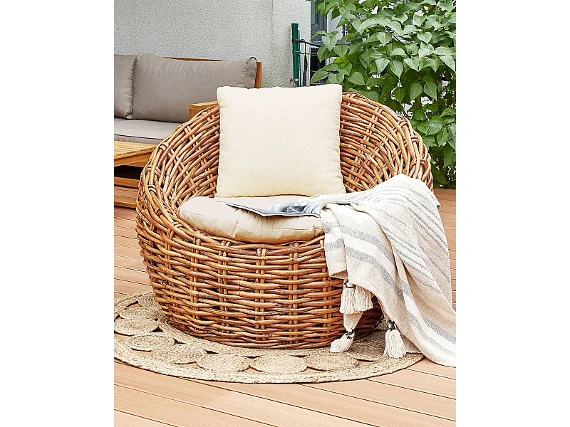 Chaise de jardin LERICI Rotin Naturel