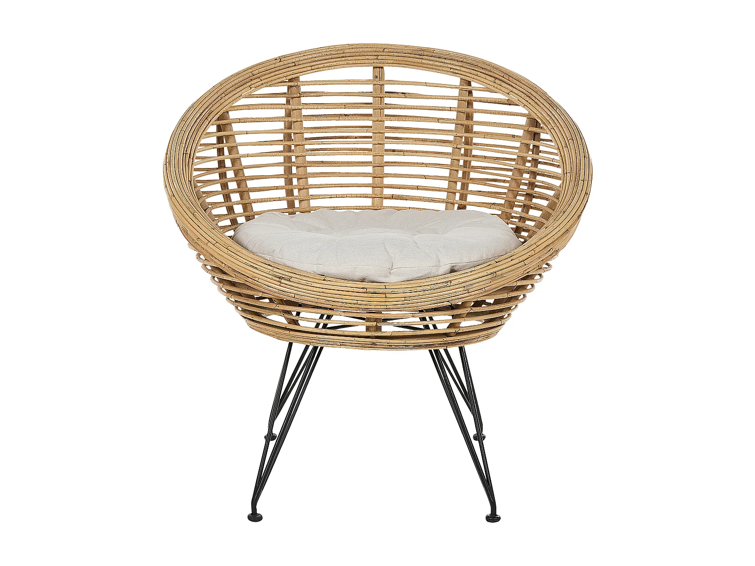 Gartenstuhl MARATEA Rattan Naturfarben