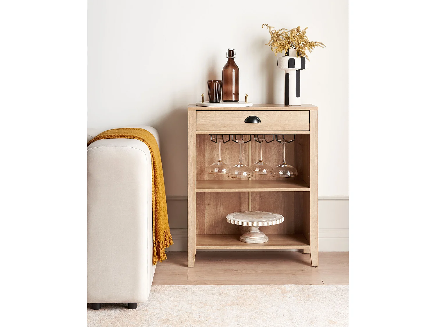 Sideboard WALKERSTON Hellbraun