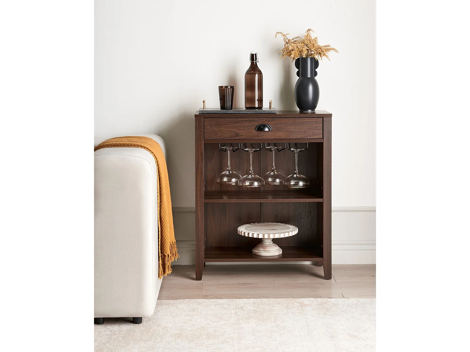 Commode WALKERSTON Marron foncé