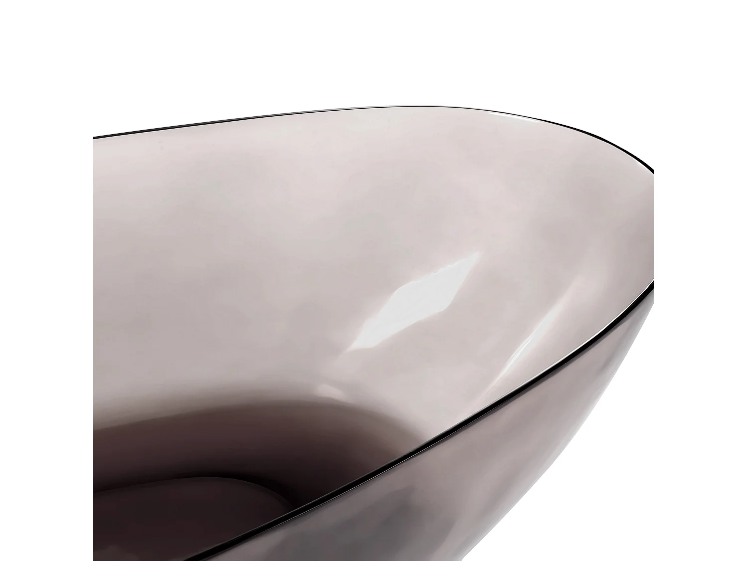 Vrijstaand bad BLANCARENA 170 x 78 cm Zwart