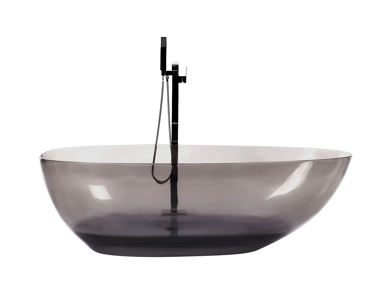 Baignoire îlot BLANCARENA 170 x 78 cm Noir