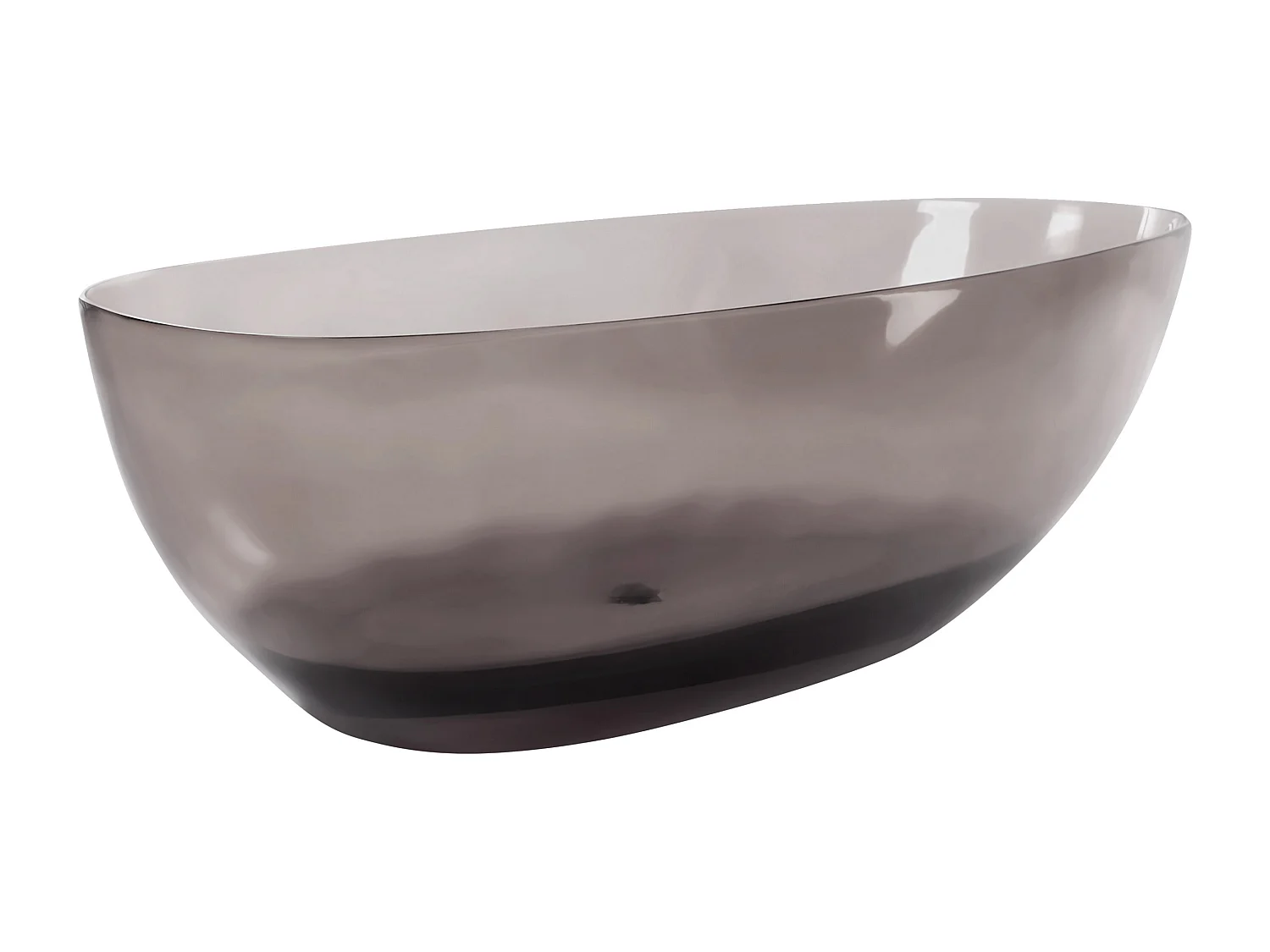 Vrijstaand bad BLANCARENA 170 x 78 cm Zwart