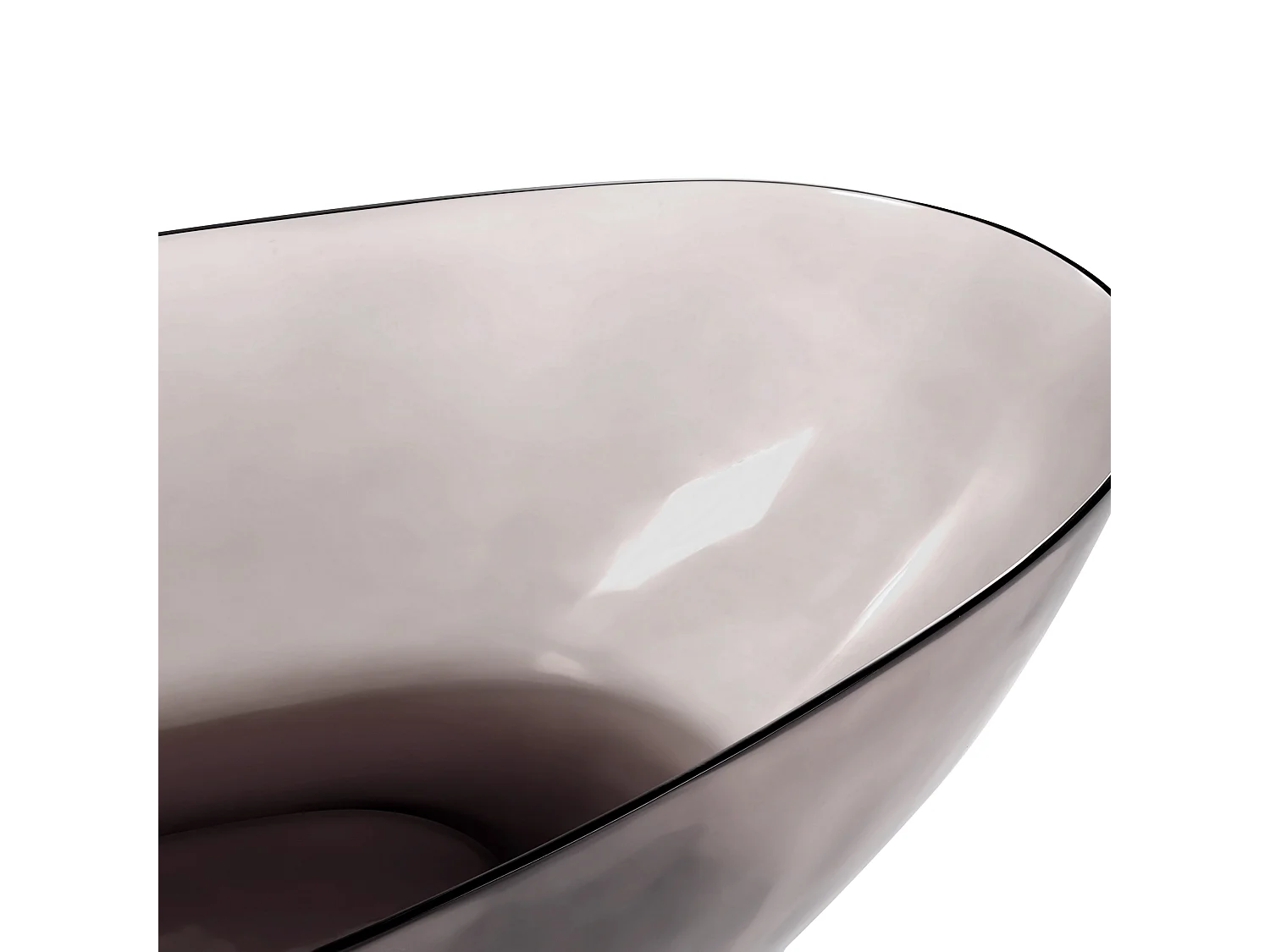 Vrijstaand bad BLANCARENA 170 x 78 cm Zwart