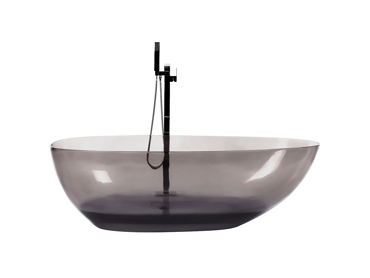 Baignoire îlot BLANCARENA 170 x 78 cm Noir