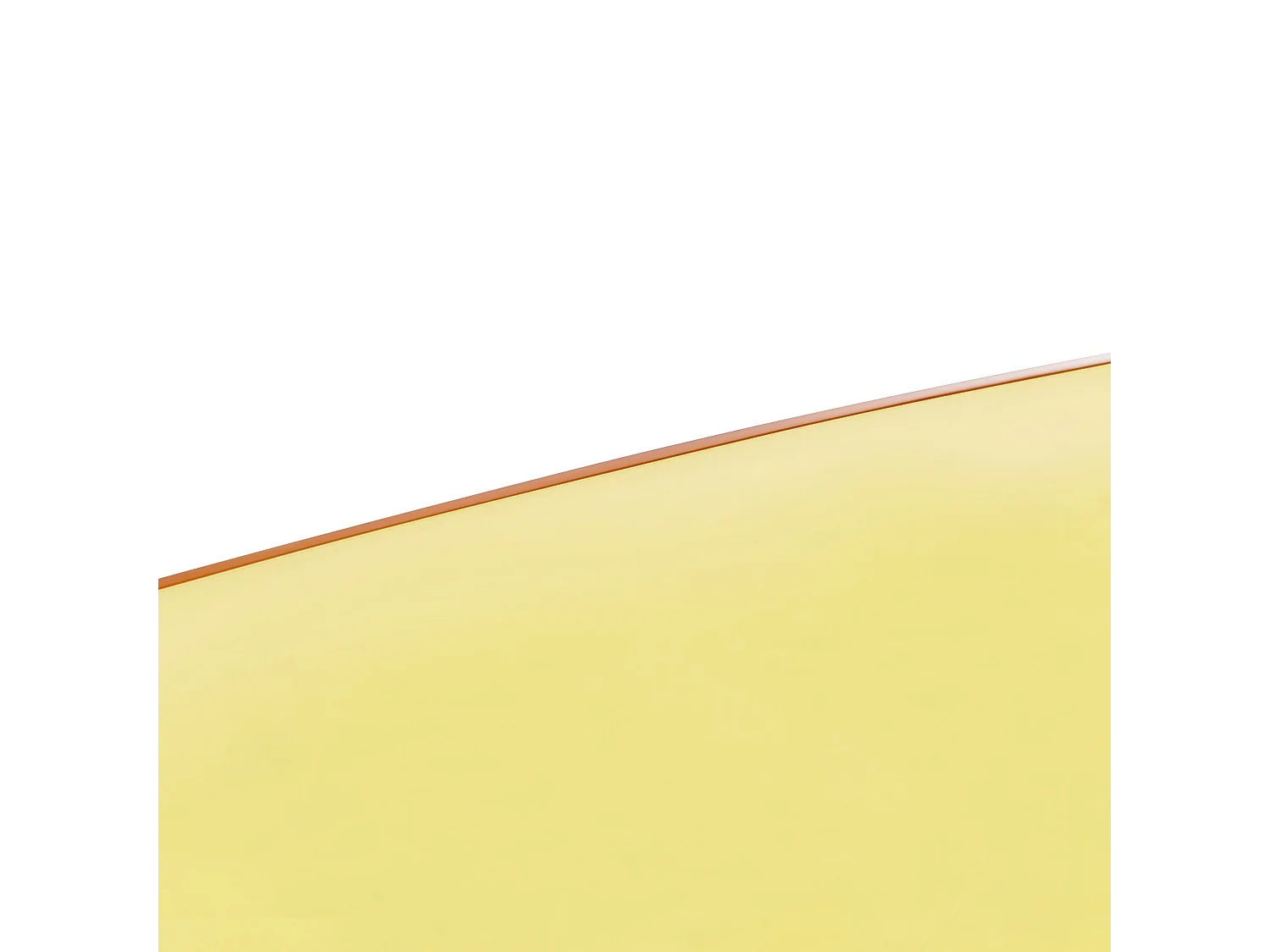 Freistehende Badwanne BLANCARENA 170 x 78 cm Gelb