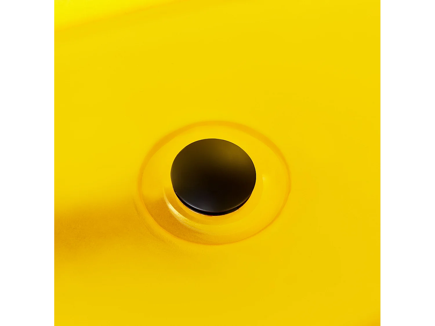 Freistehende Badwanne BLANCARENA 170 x 78 cm Gelb