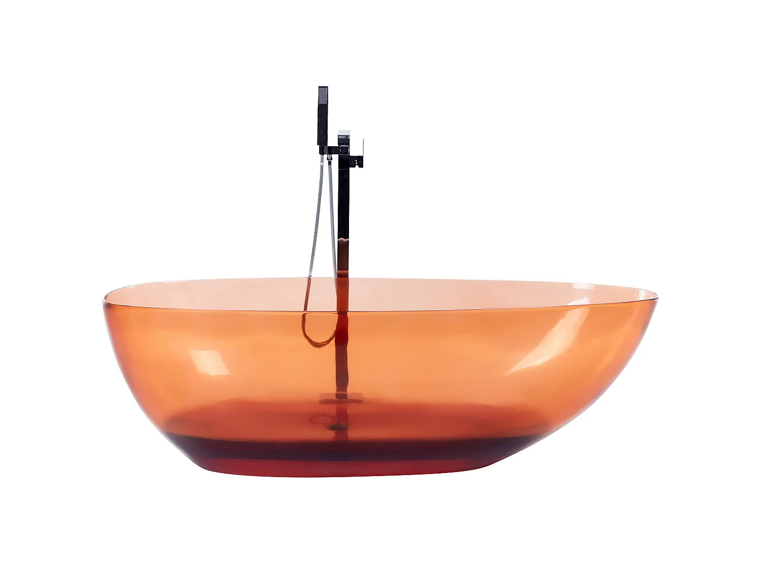 Baignoire îlot BLANCARENA 170 x 78 cm Rouge clair