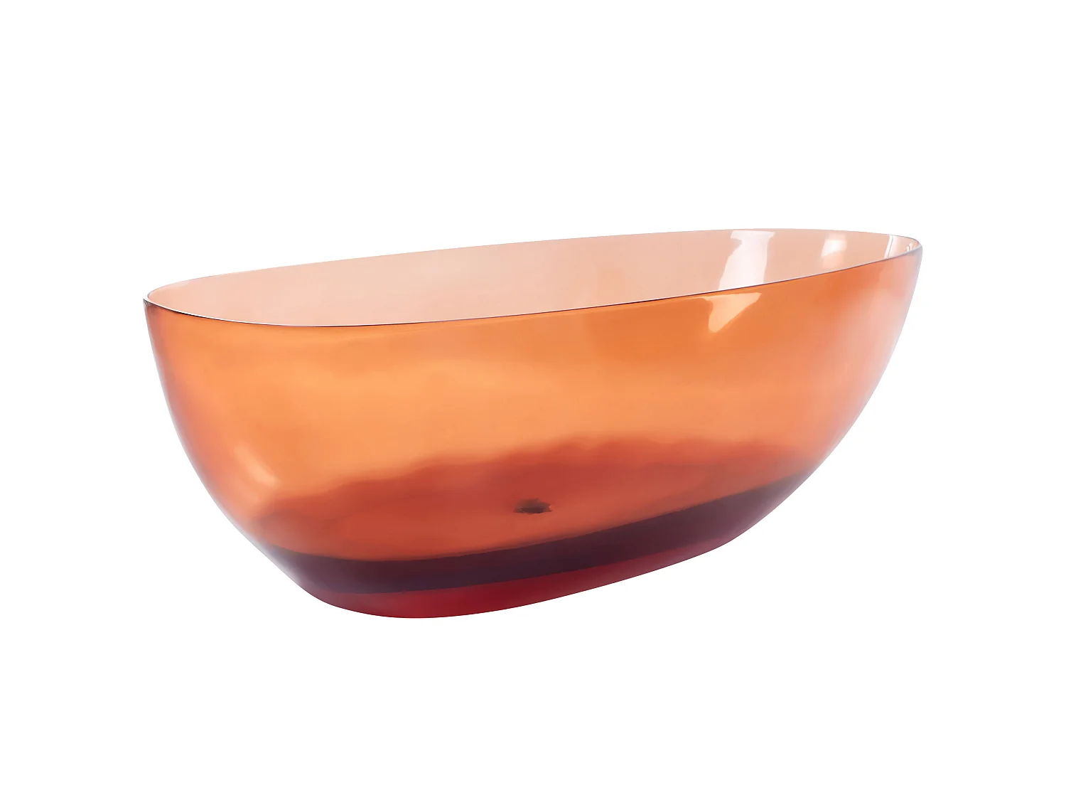 Baignoire îlot BLANCARENA 170 x 78 cm Rouge clair