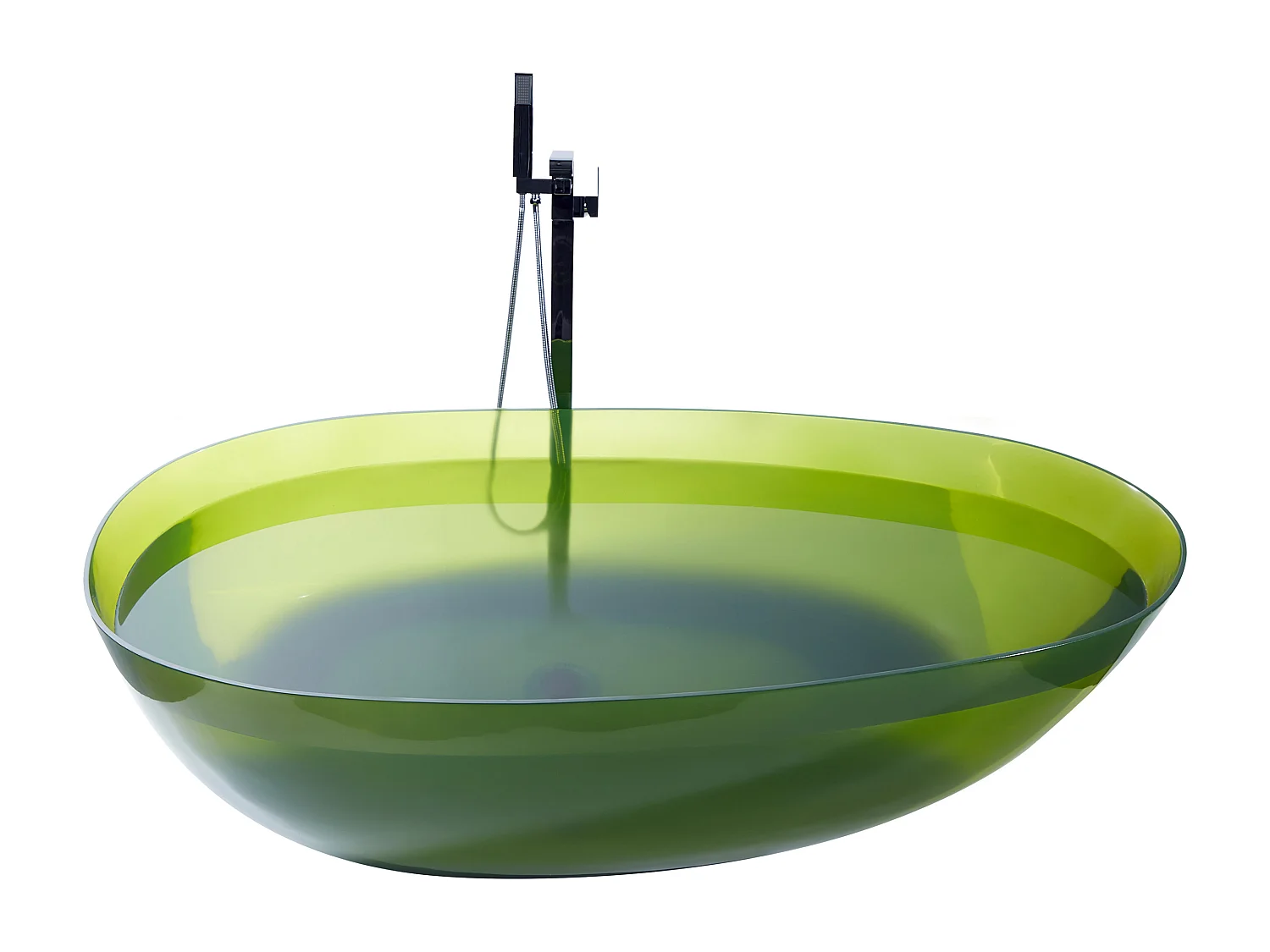 Vrijstaand bad BLANCARENA 170 x 78 cm Groen