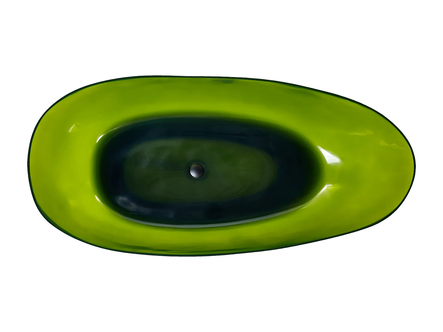 Baignoire îlot BLANCARENA 170 x 78 cm Vert