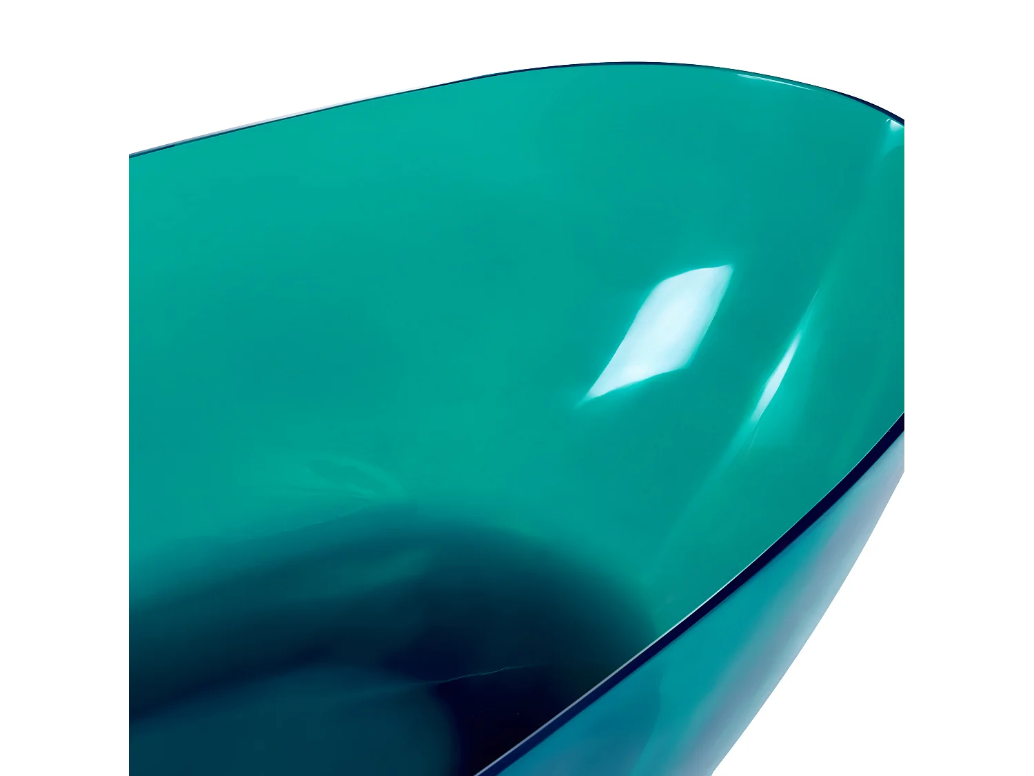 Baignoire îlot BLANCARENA 170 x 78 cm Bleu paon