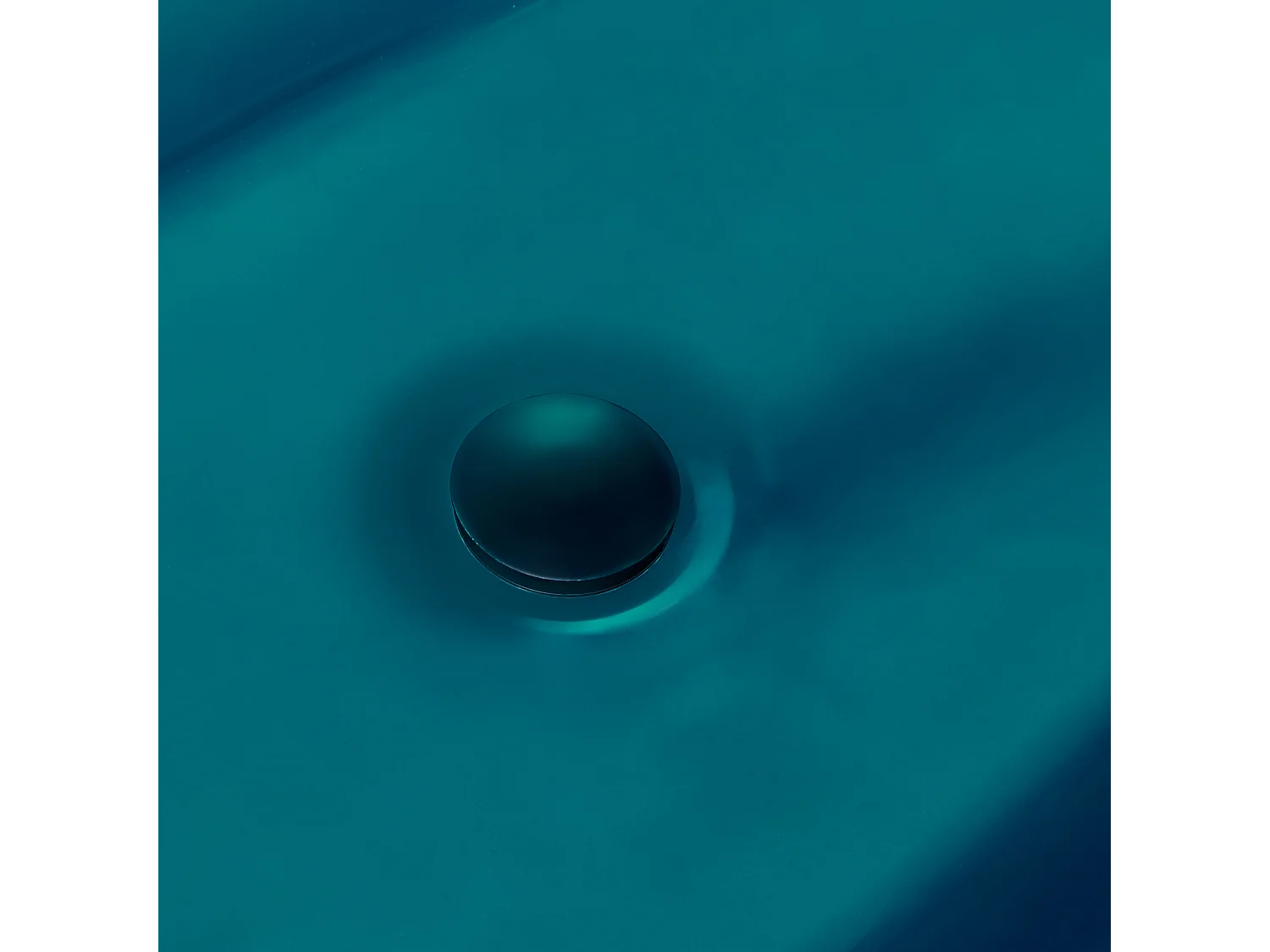 Baignoire îlot BLANCARENA 170 x 78 cm Bleu paon