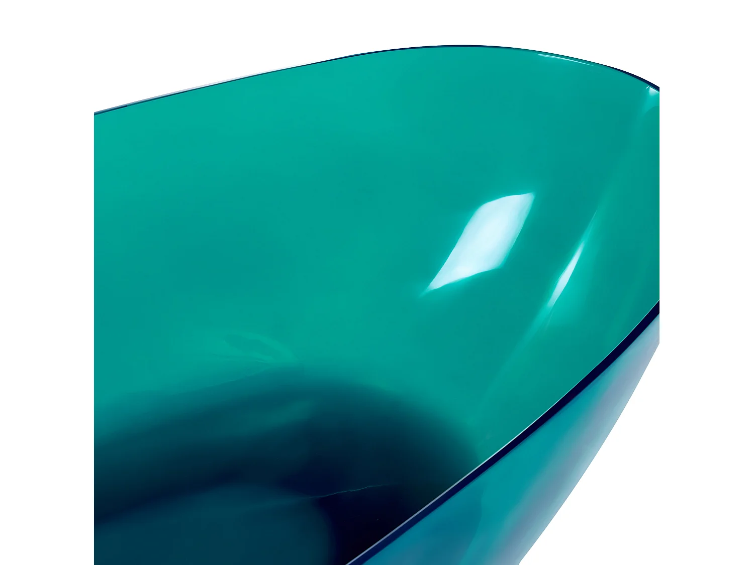 Baignoire îlot BLANCARENA 170 x 78 cm Bleu paon