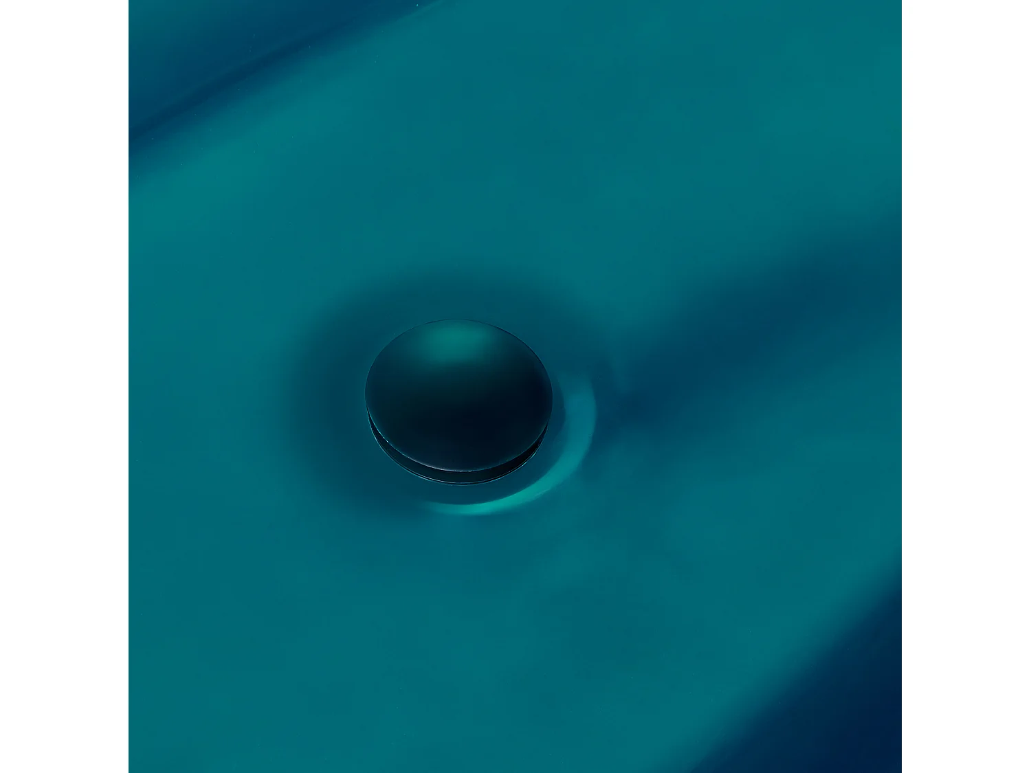 Baignoire îlot BLANCARENA 170 x 78 cm Bleu paon