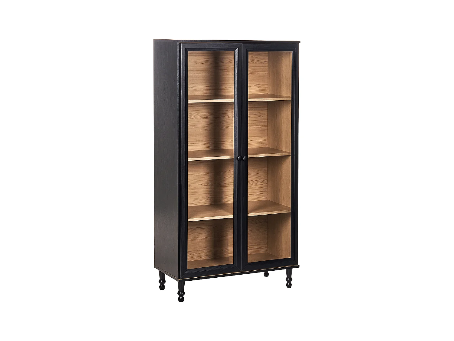 Vitrine TINGLEDALE 80 cm Schwarz