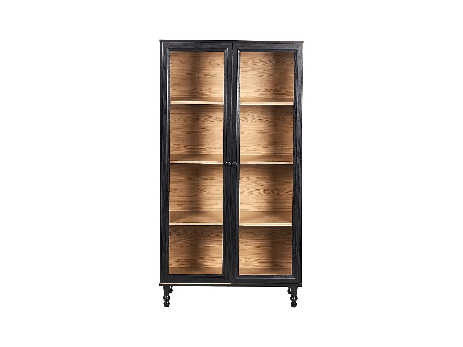 Vitrine TINGLEDALE 80 cm Schwarz